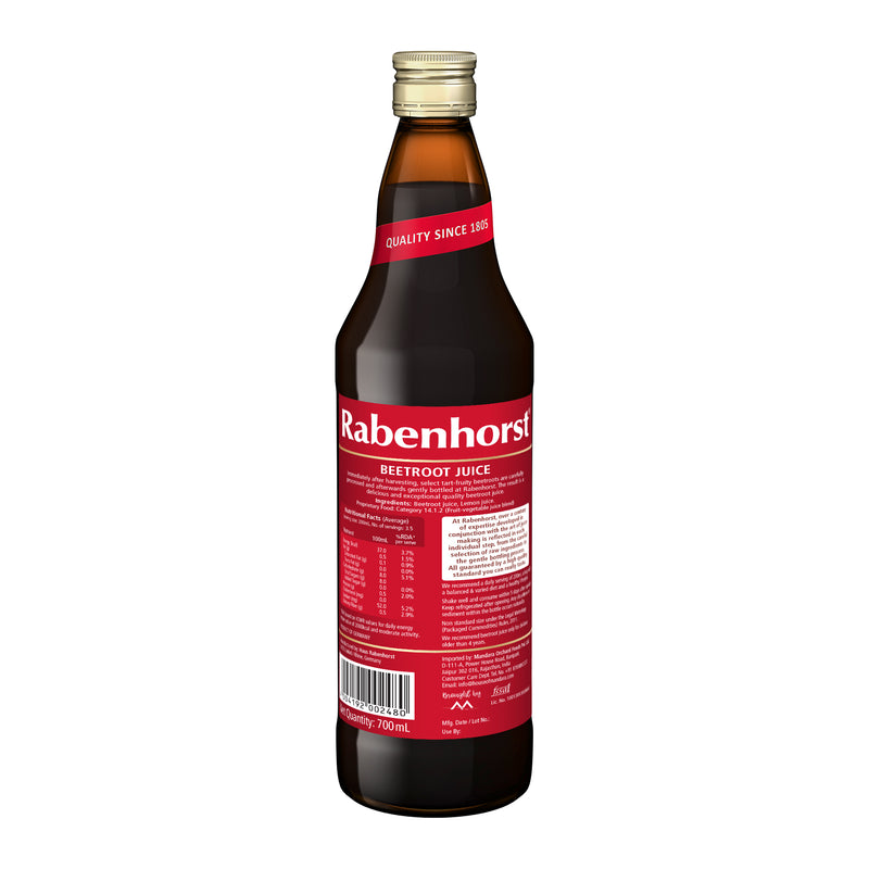Rabenhorst | Pure Beetroot Juice (No Added Sugar), 700 mL