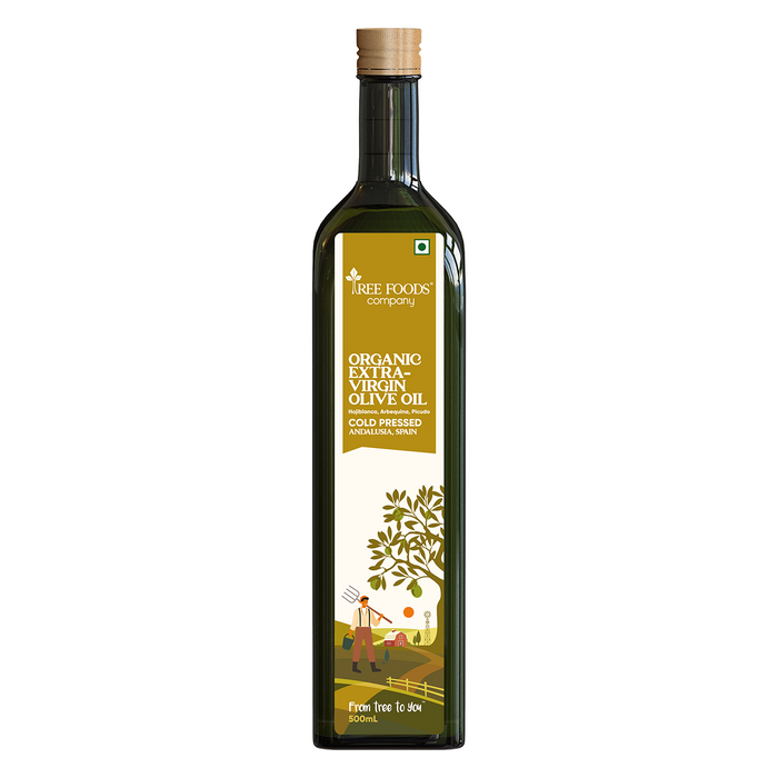 Tree Foods Company | Organic Extra-Virgin Olive Oil (Cold-Pressed) 500mL