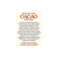 Tree Foods Company | Organic Peruvian Raw Cacao Powder